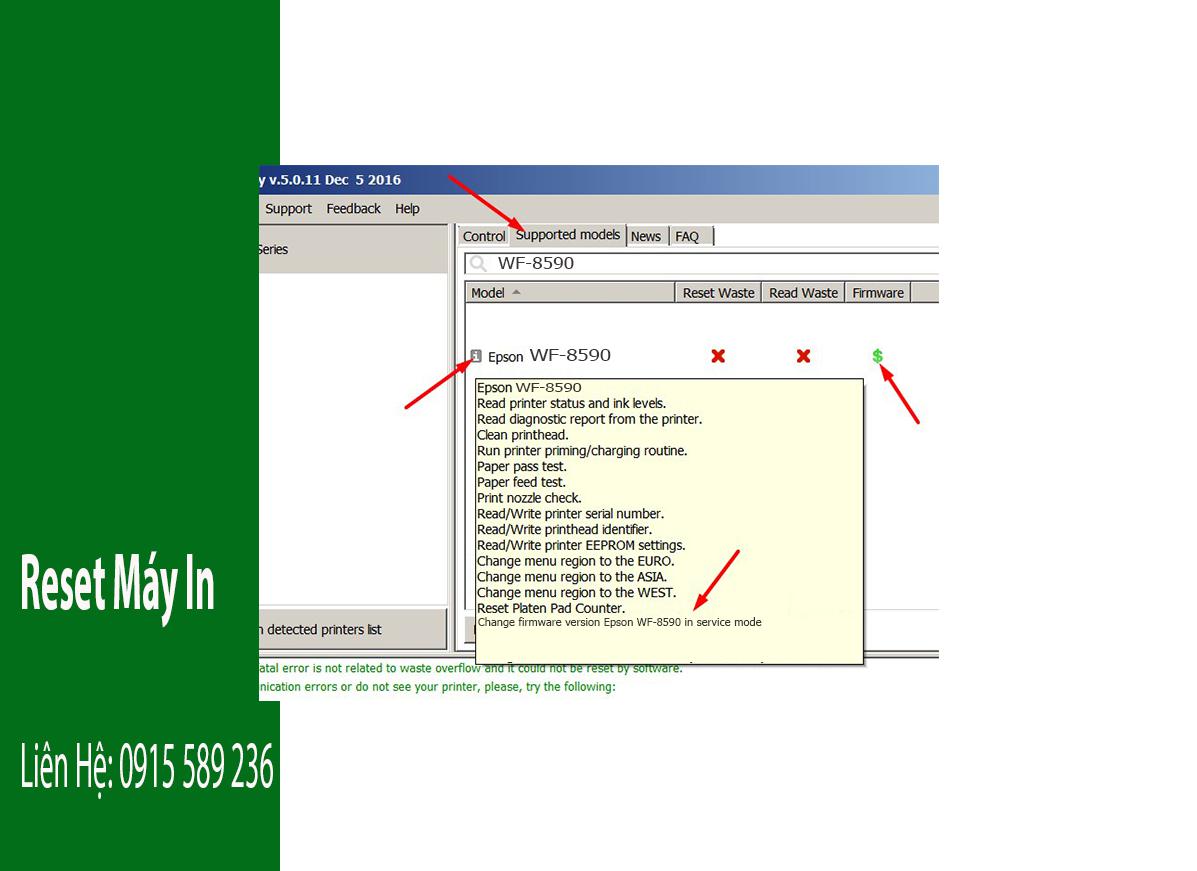 Key Firmware May In Epson WF-8590 Step 1